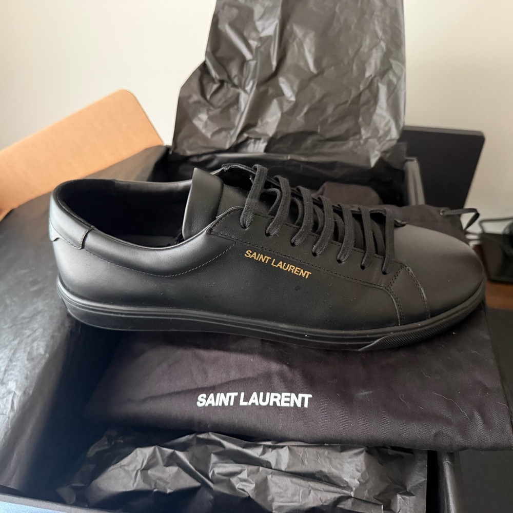 Saint Laurent Paris Brooklyn Andy Low-Top Sneaker - Picture 6 of 7